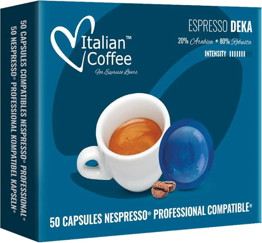 Italian Coffee Nespresso Professional® Espresso Deka  (50pcs)