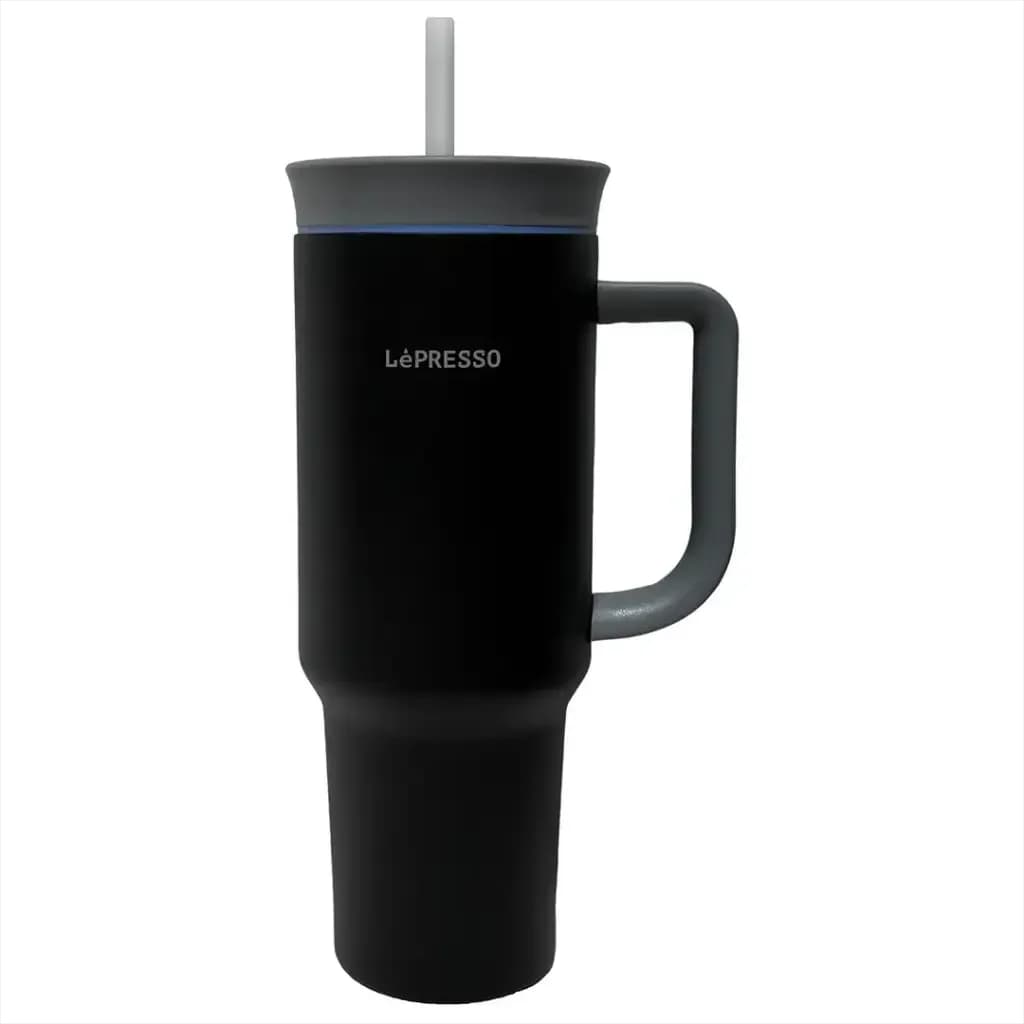 LePresso Quirksip Insulated Tumbler With Double Wall Vacuum Blue 1.2L