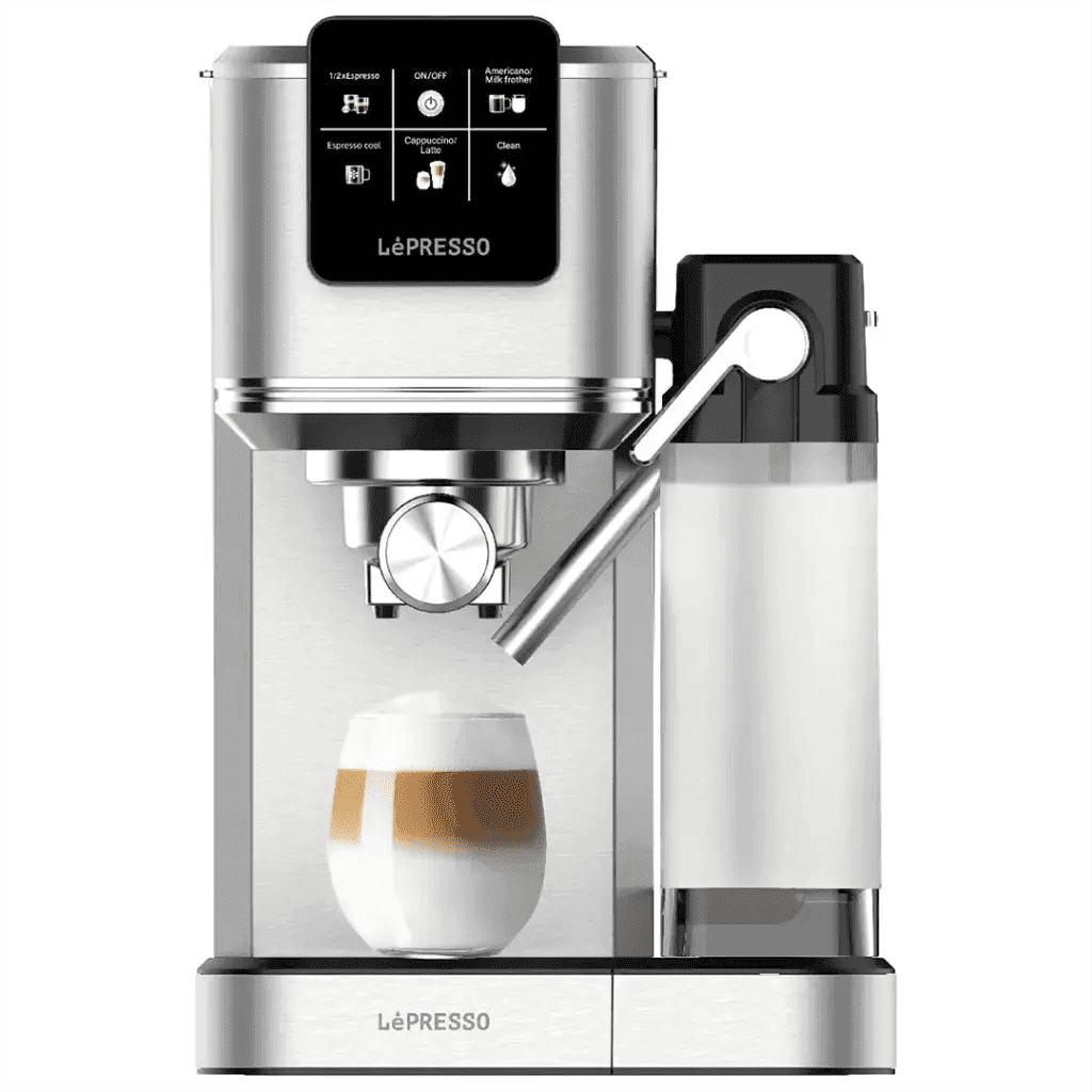 Libresso Latio hot and cold coffee maker, silver color