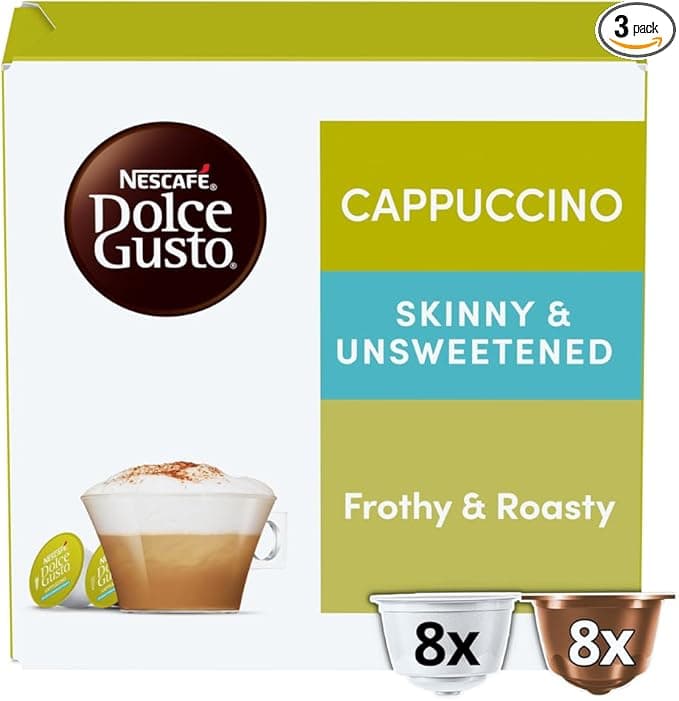 نسكافيه دولتشي غوستو® كابتشينو نحيف/غير محلى