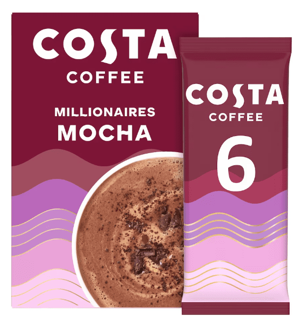 9 كوستا كوفي مليونيرز موكا 6 × 23 جرام