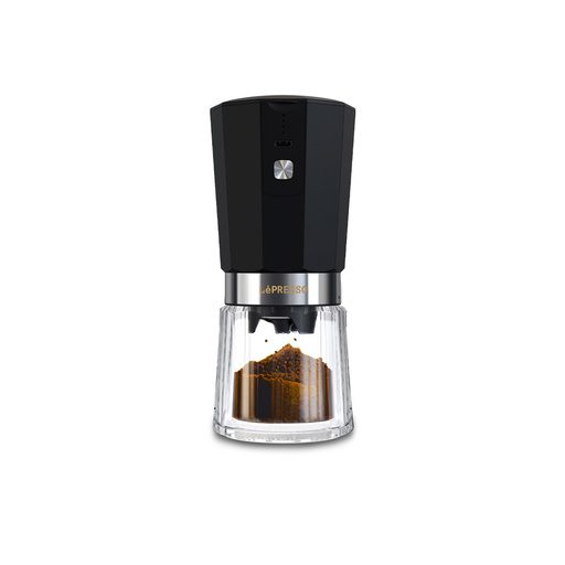 LPRCGRBK LePresso Cordless Electric Conical Burr Coffee Grinder لوبريسو مطحنة قهوة كهربائية لاسلكية ذات نتوء مخروطي