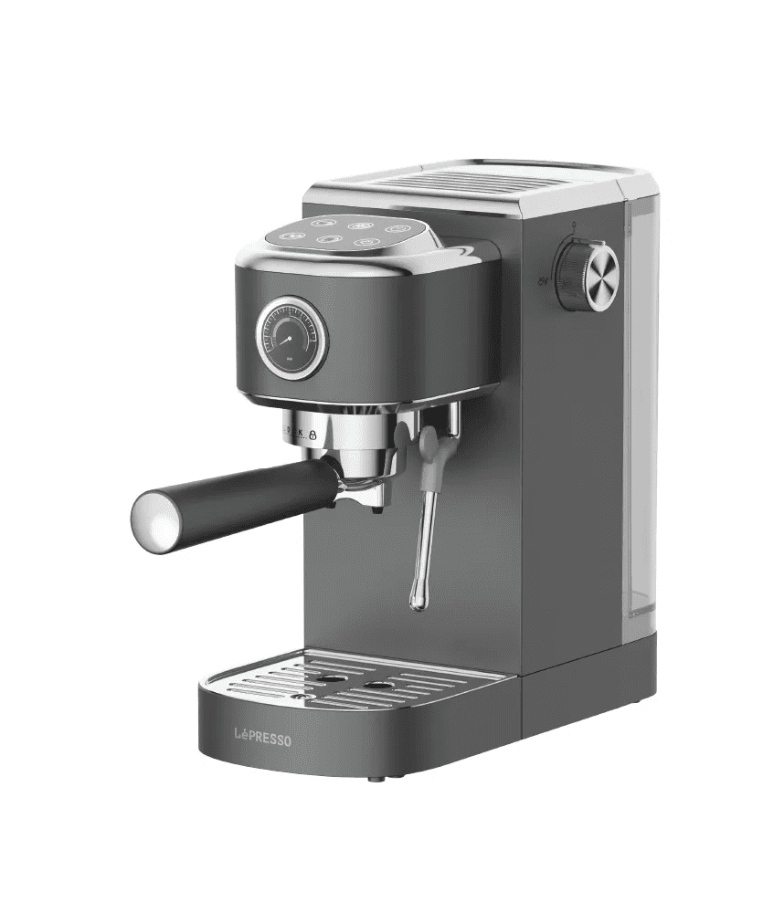ماكينة تحضير الإسبريسو الساخن والبارد من ليبرسو كافيه فيرتوسو، لون رمادي