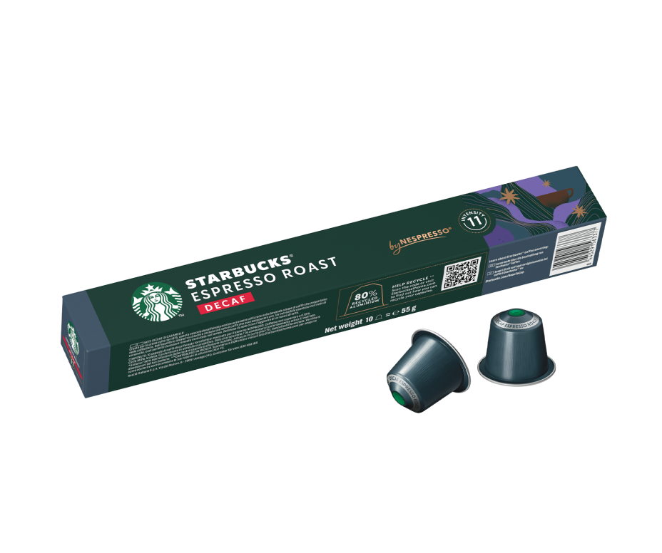 ستاربكس نسبرسو®قهوة إسبريسو محمصة منزوعة الكافيين